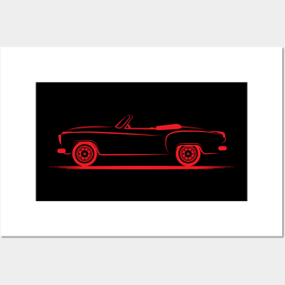 Borgward Isabella Cabrio  Red Posters and Art